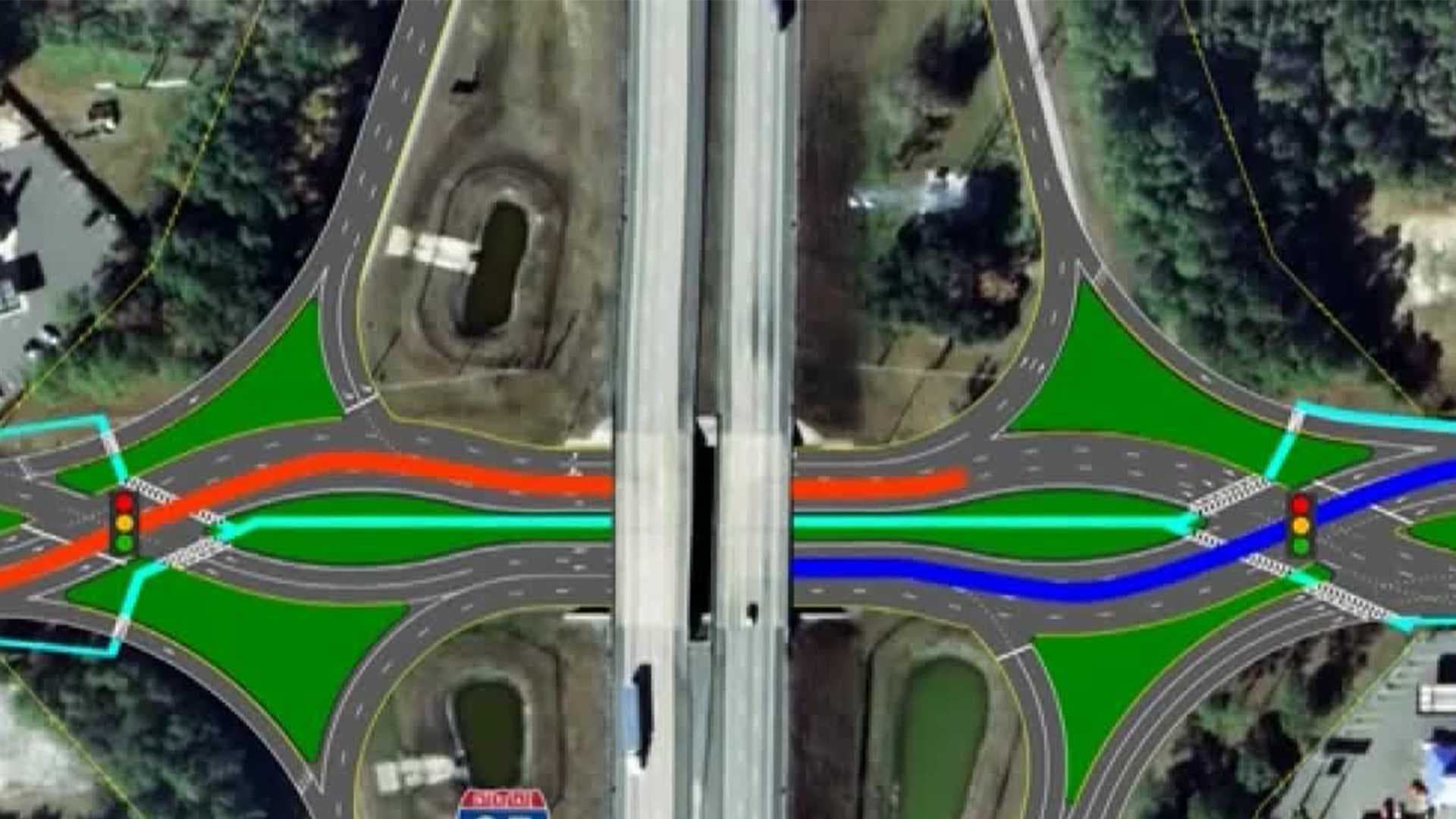Construction of diverging diamond continues in Fort Myers