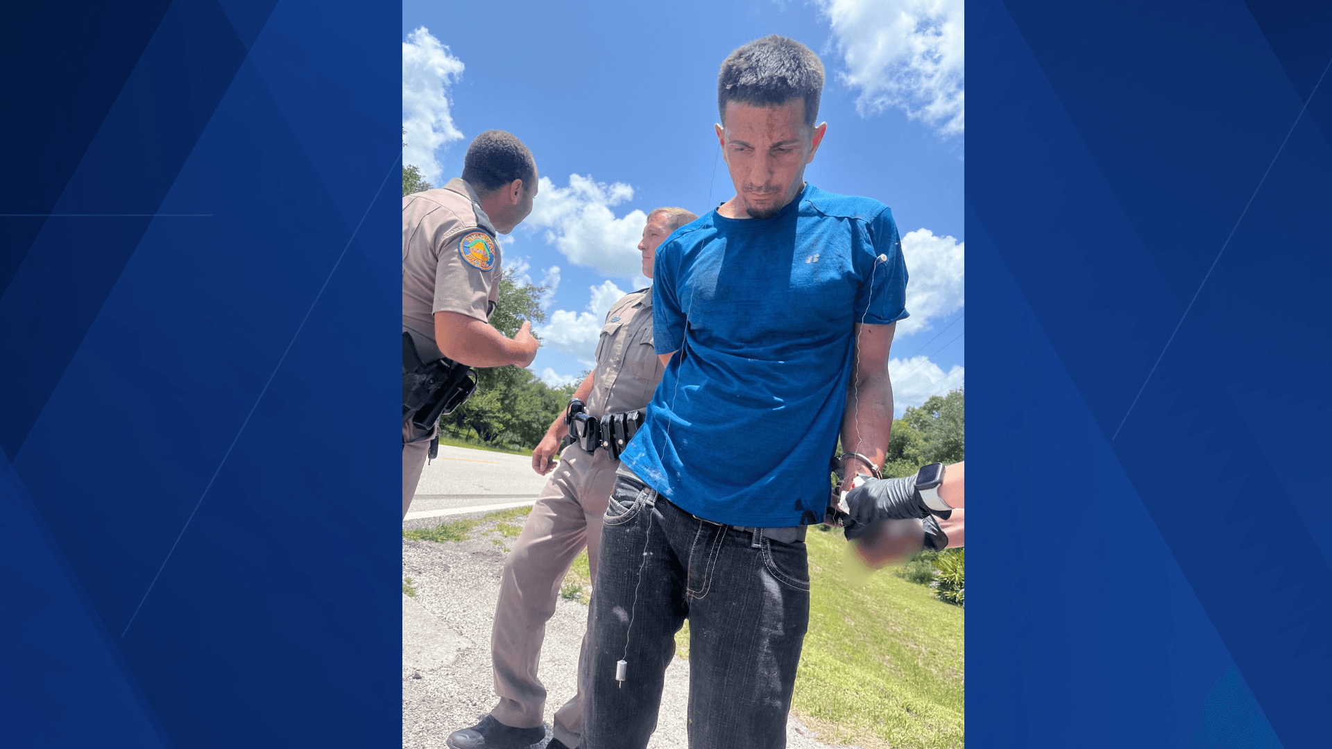 Convicted felon arrested after high-speed chase, accused of stealing skid steer in DeSoto County