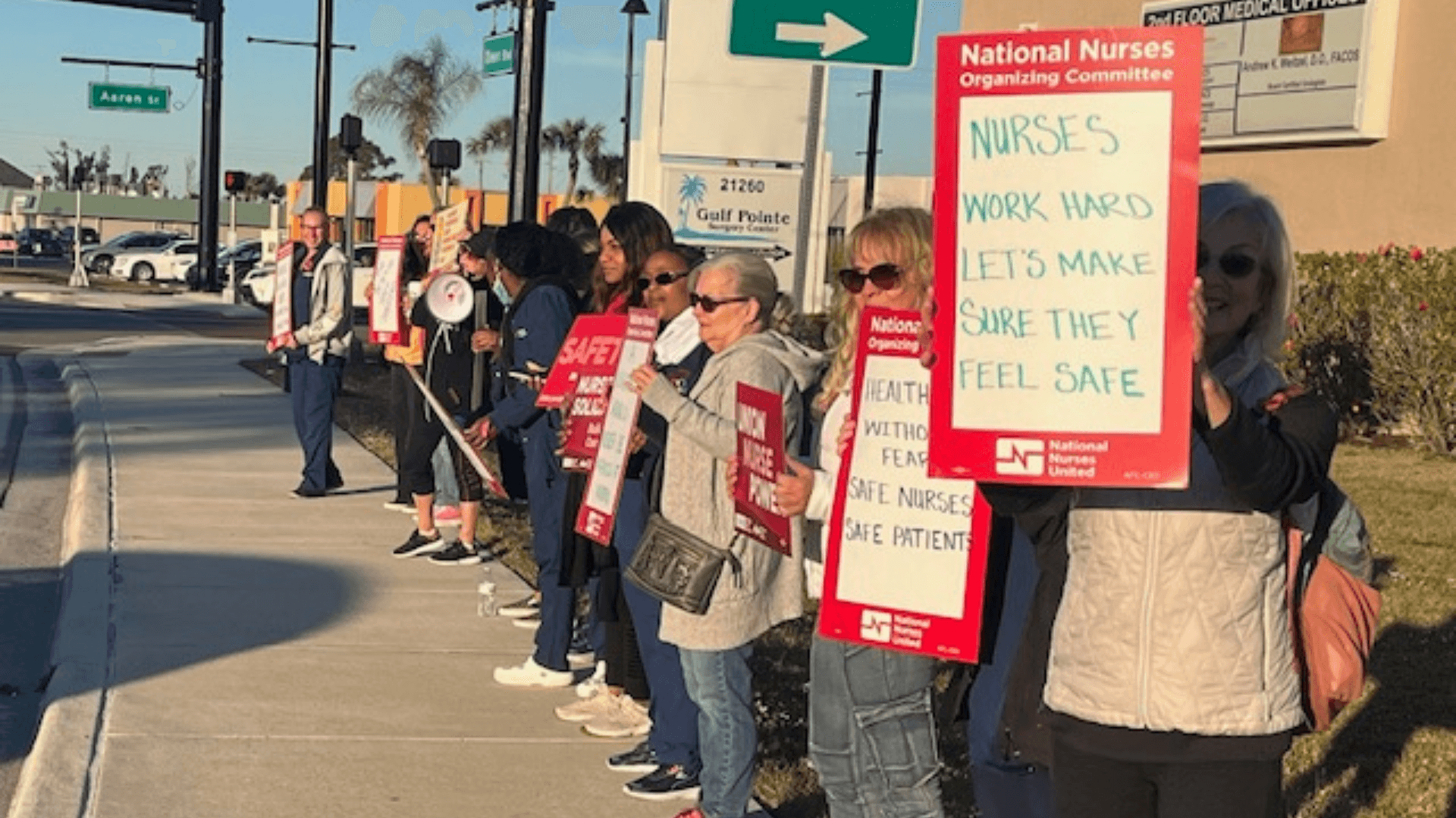 Nursing attacks spark demonstration outside HCA Hospital in Charlotte County
