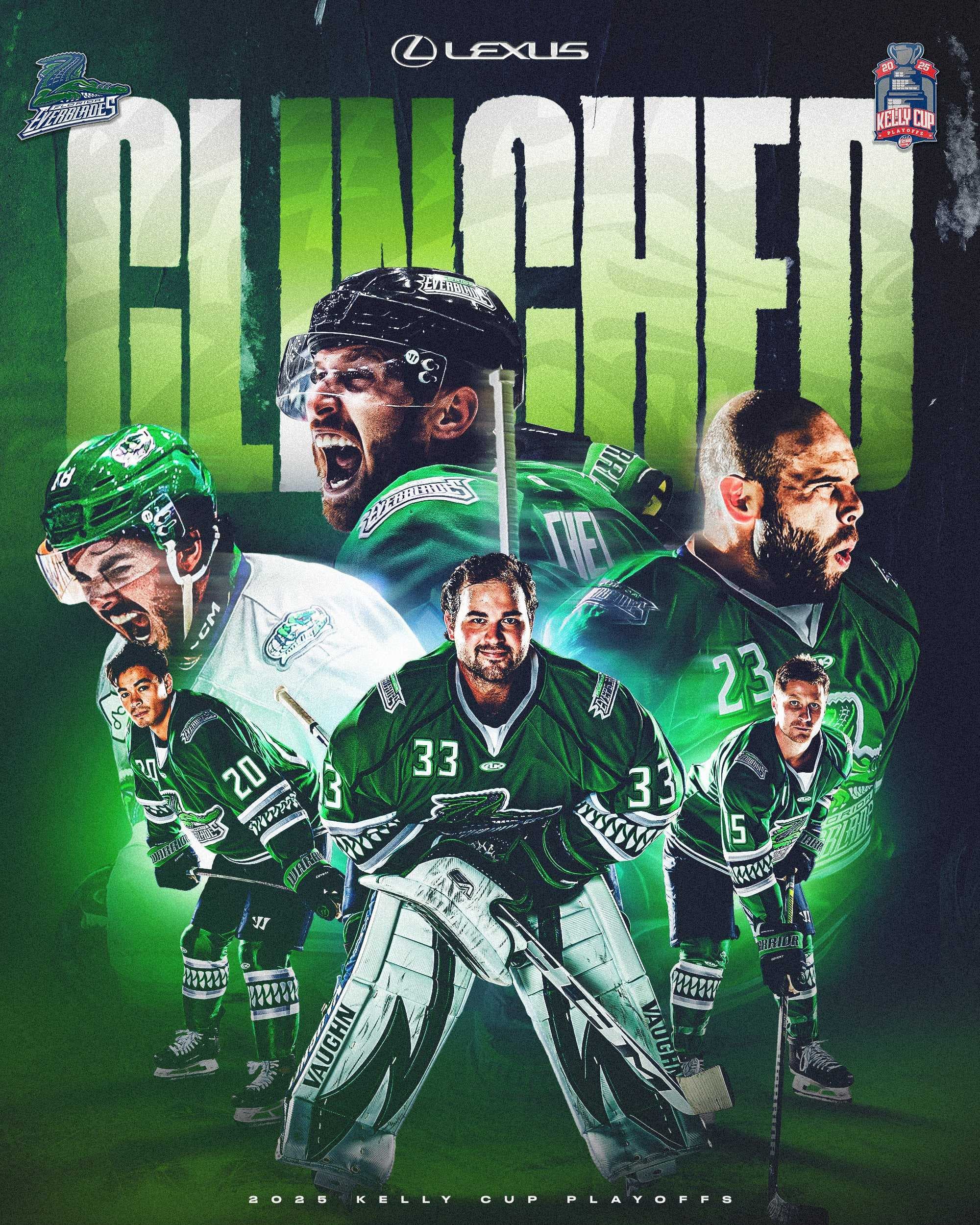 Back again: Florida Everblades clinch playoff spot in quest for four-peat