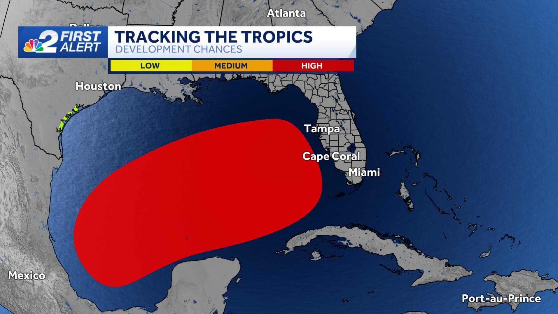 Monitoring Invest 92L in SW Gulf, Tropical Depression Likely this Weekend
