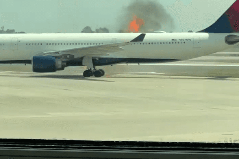 Delta jet bursts into flames at Orlando International Airport; No injuries reported