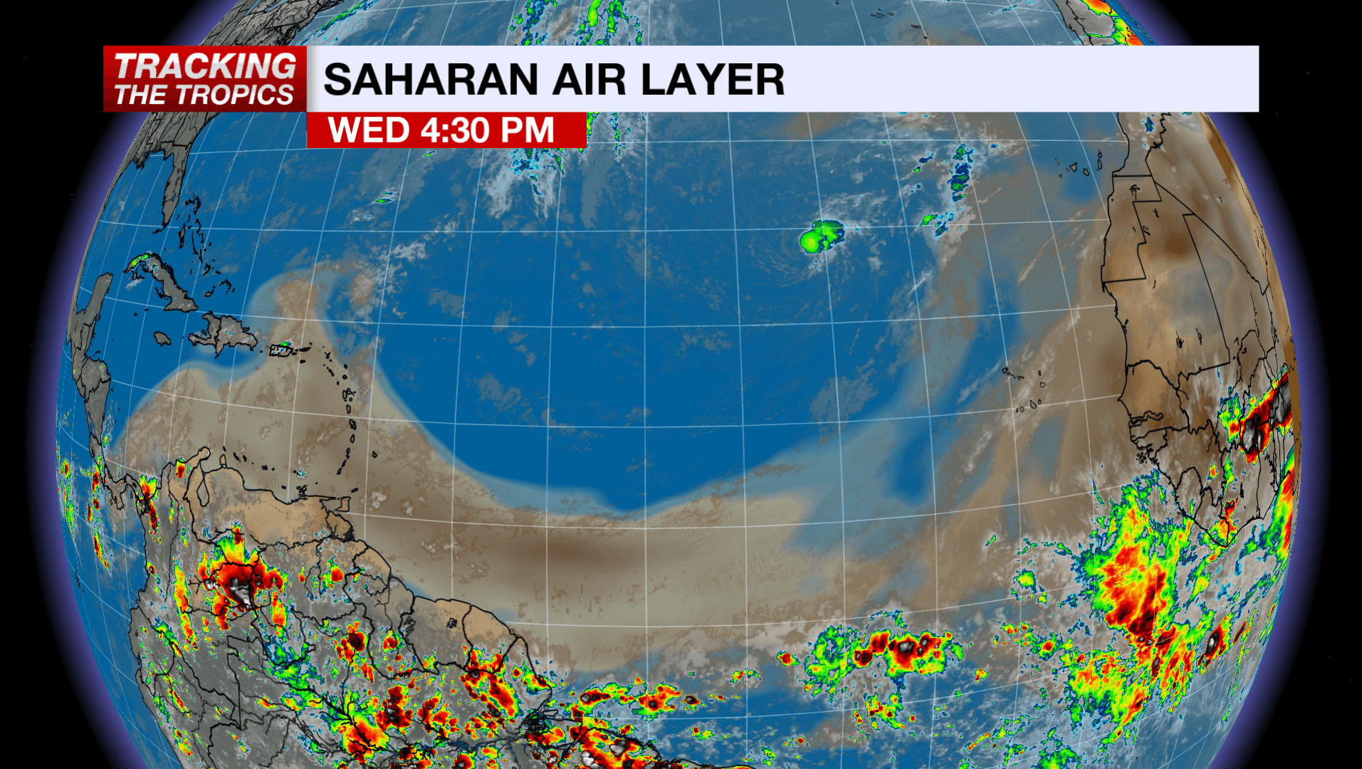 Saharan dust plumes bring health concerns