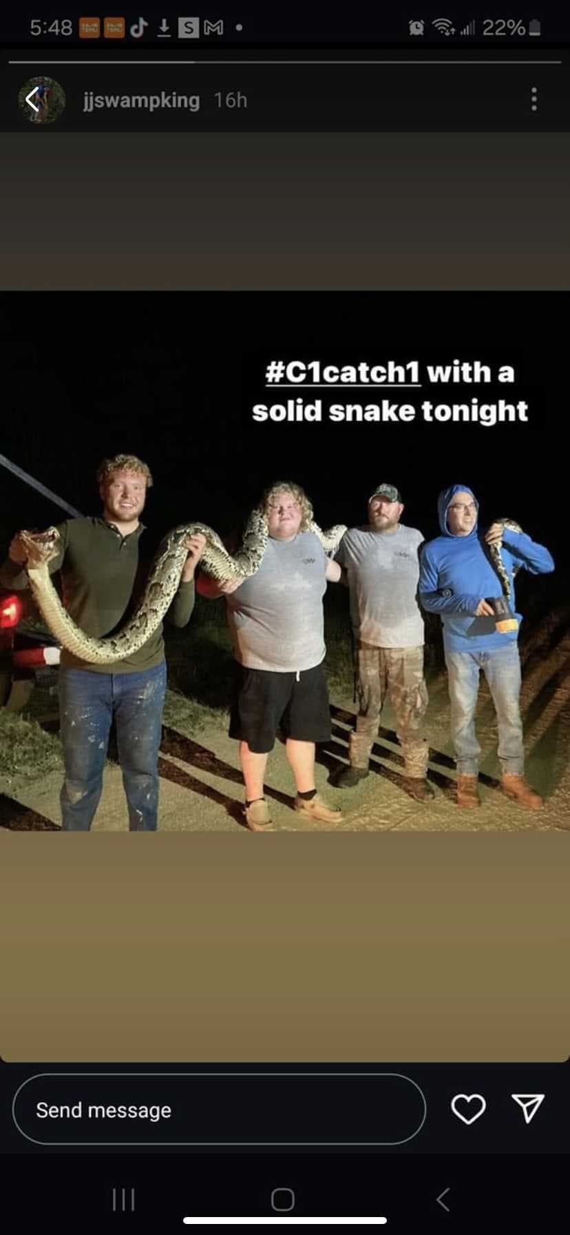Everglades City father and son catch 3rd largest Burmese python found in Florida Everglades