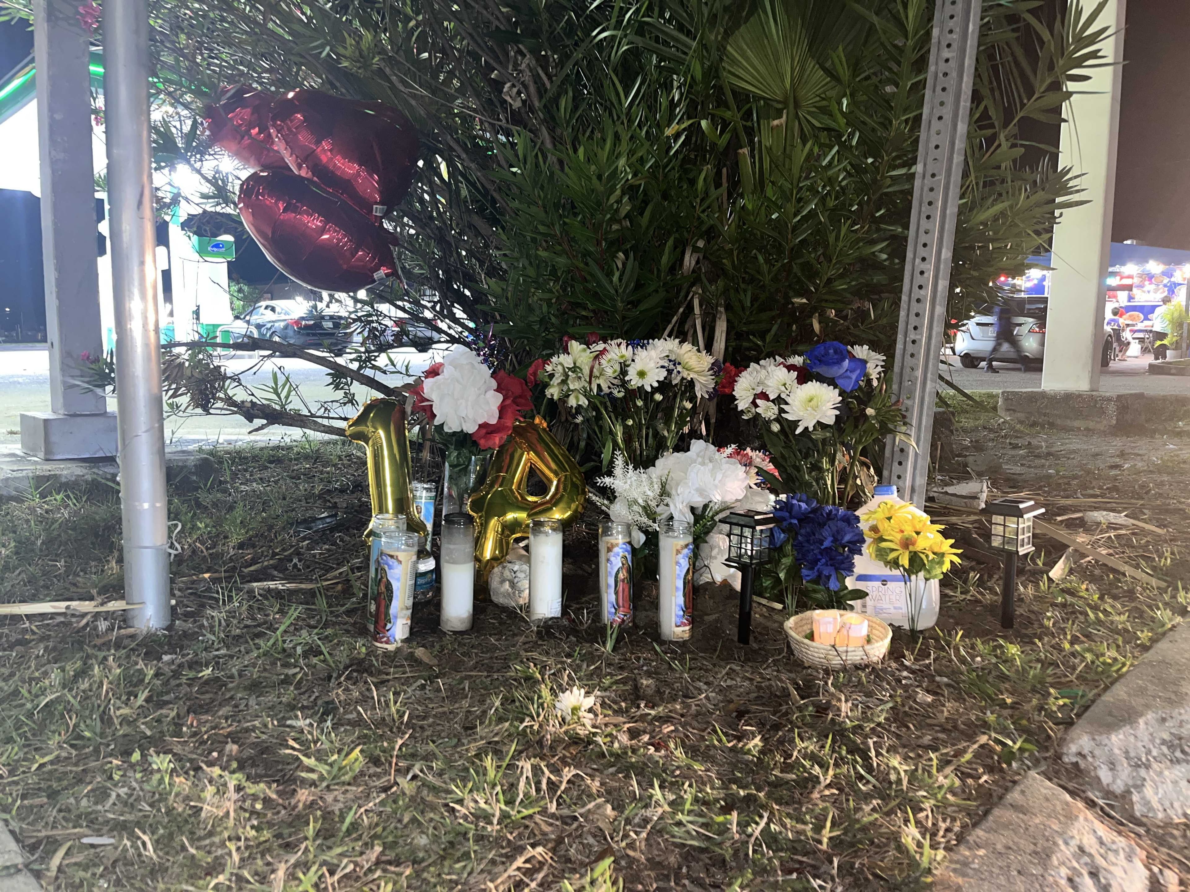 Memorial growing for teen killed in crash while riding bike in Fort Myers