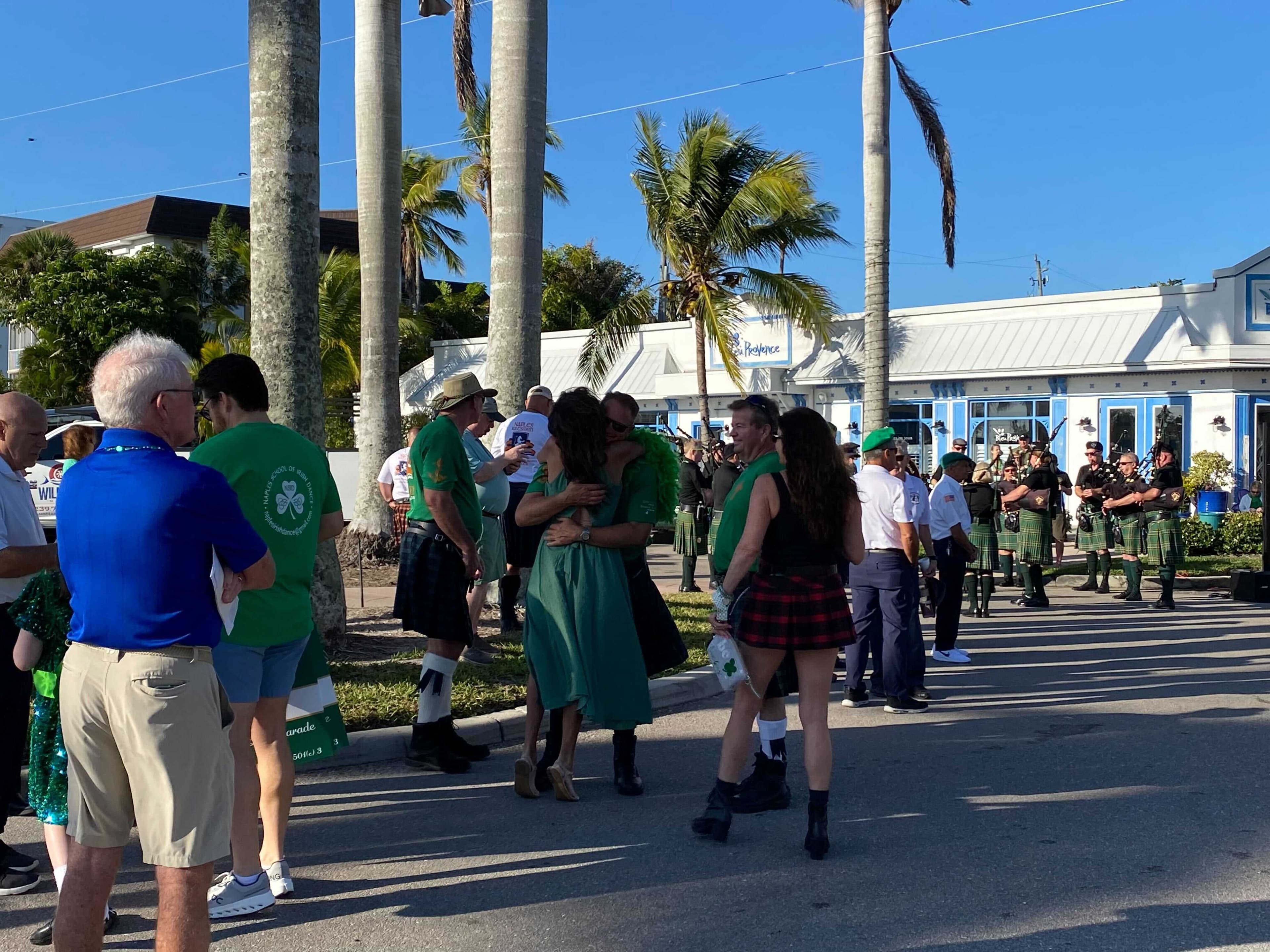 Naples celebrates St. Patrick's Day with parade honoring local military