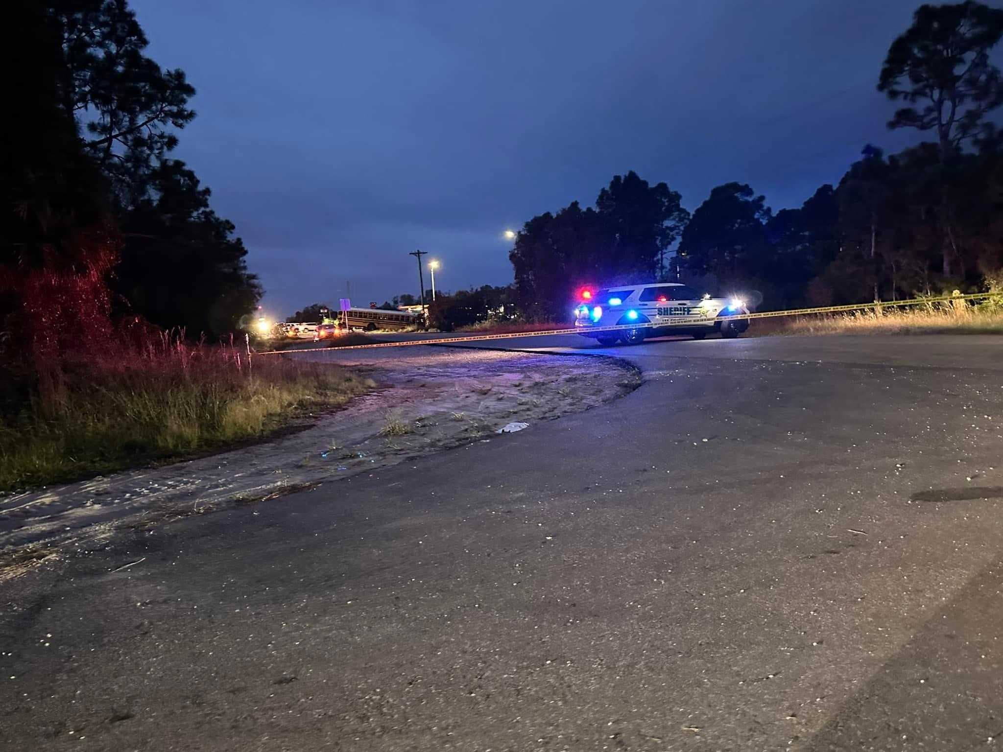 1 injured in crash with Lee County school bus, no students on board