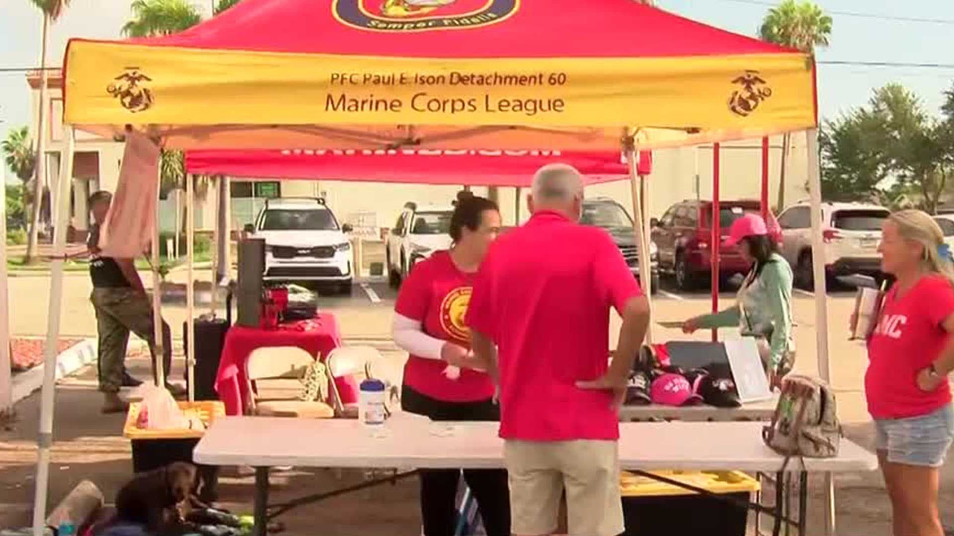 Second annual Cape Coral Kayak Event supporting the Marine Corps League
