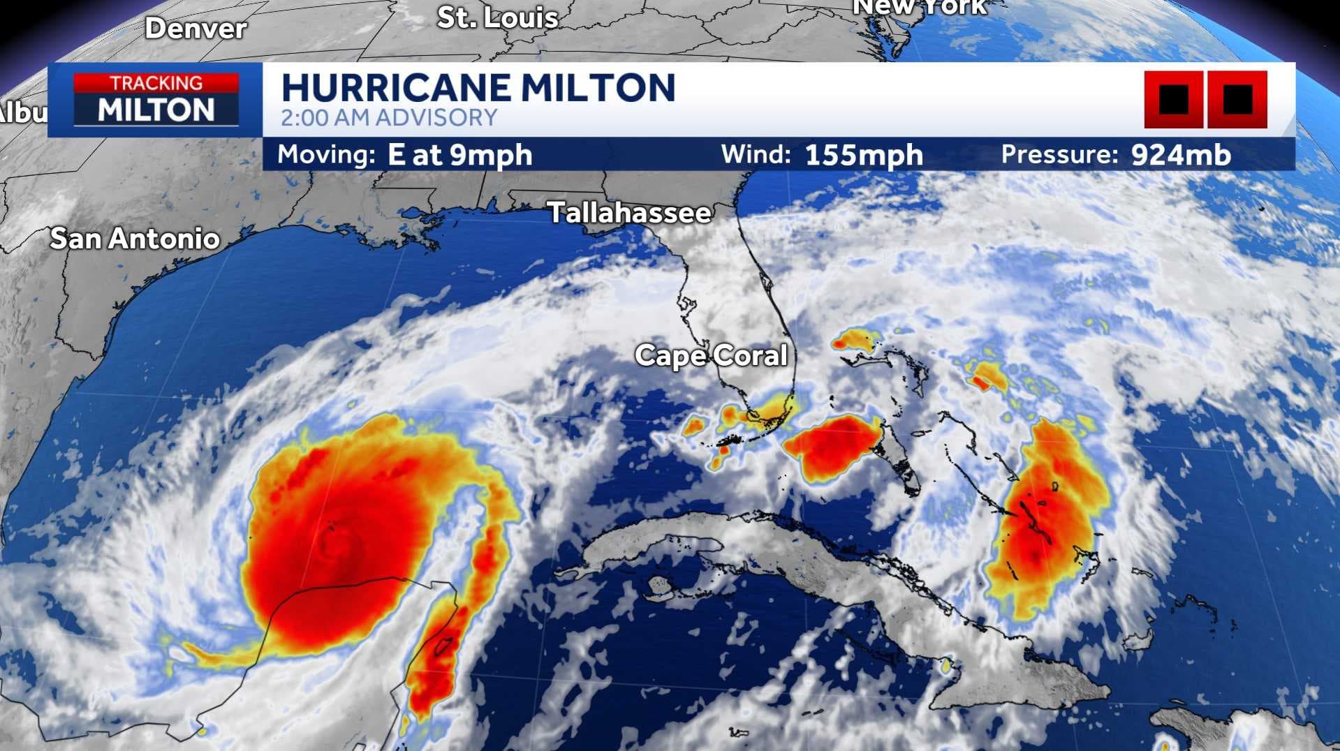 LIVE: Hurricane Milton weakens to cat. 4, life-threatening surge expected for coastal SWFL