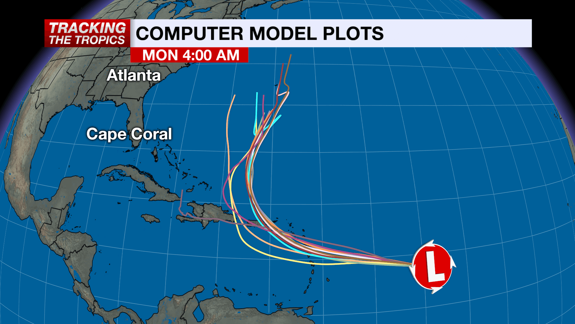 Latest maps, models and paths for Potential Tropical Cyclone 5