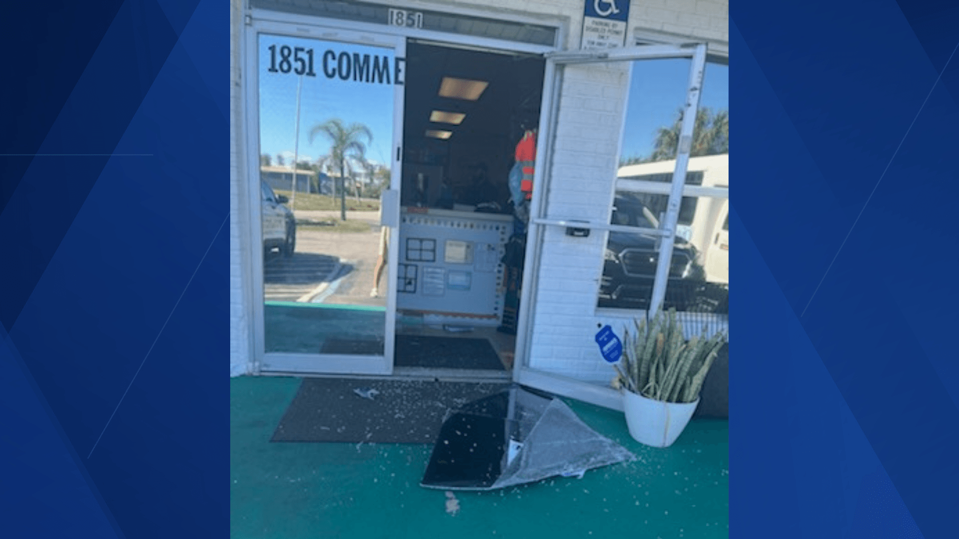 Burglar shatters glass, steals items from Fort Myers daycare