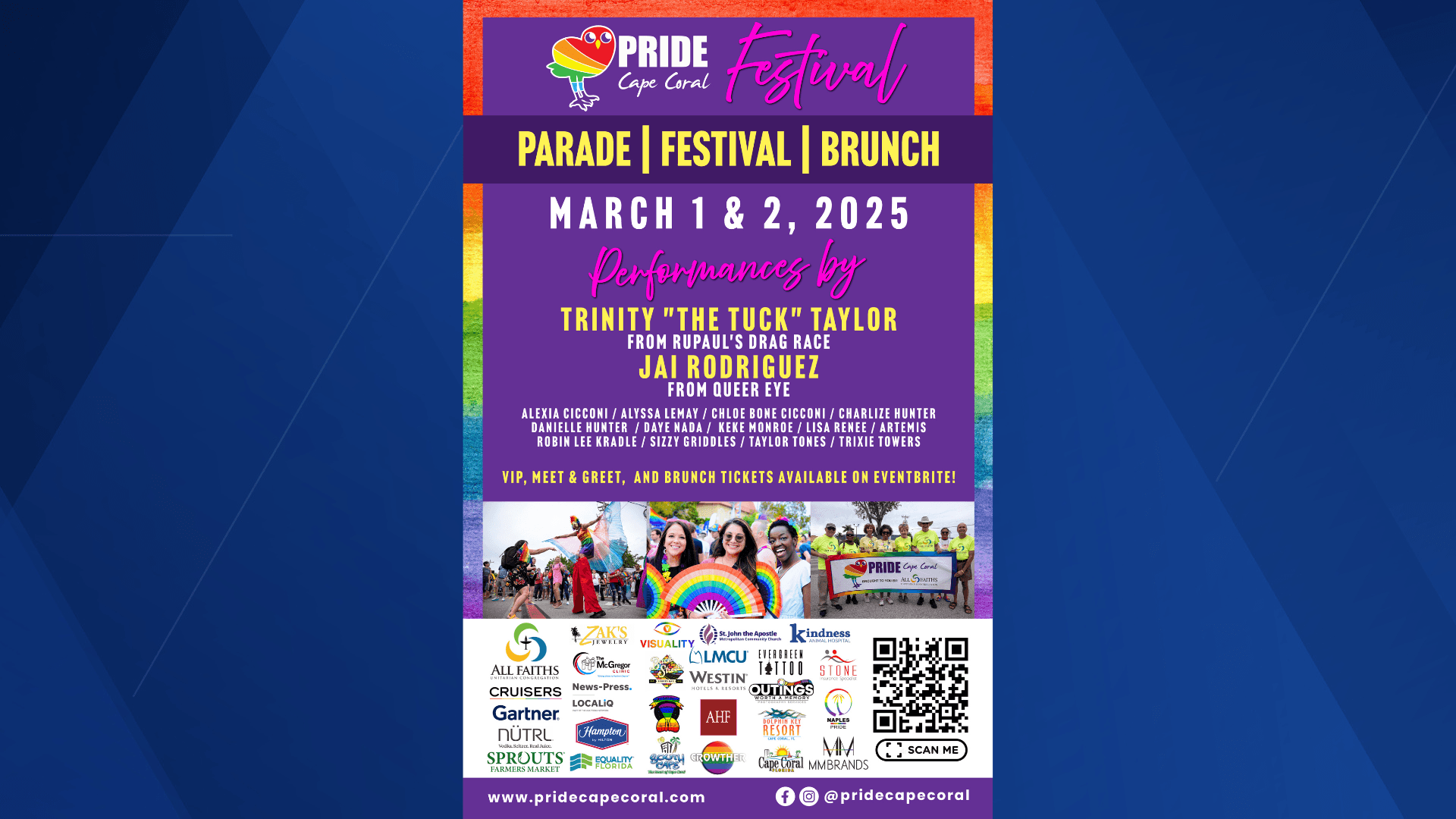 7th Annual PRIDE Cape Coral Festival kicksoff downtown this weekend