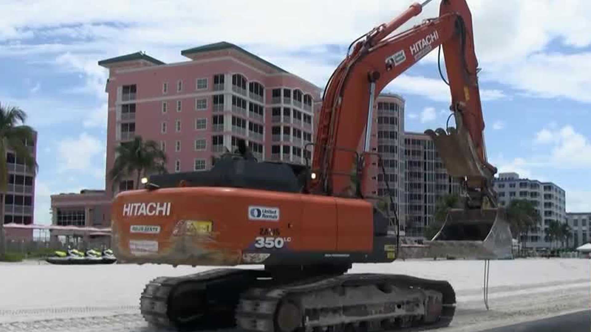 Estero Island Beach Nourishment Project off to a great start