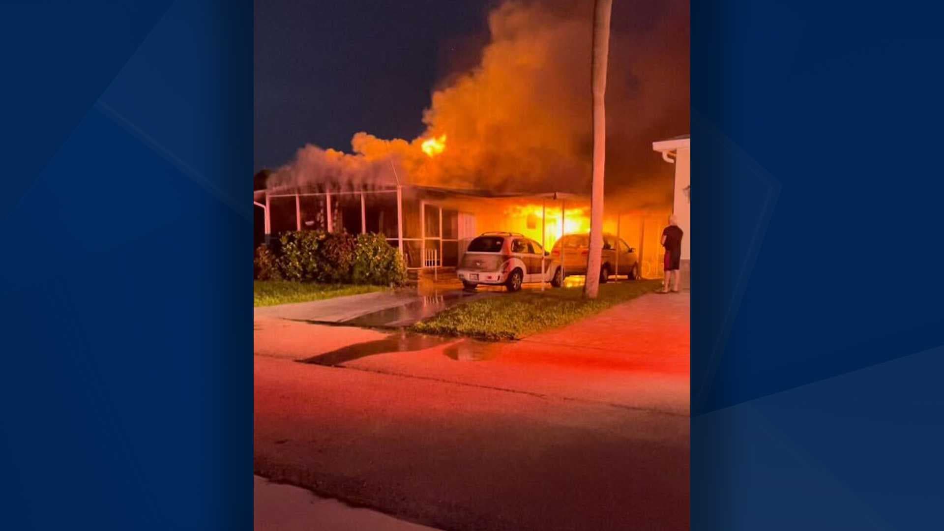 1 injured, dog dead after structure fire erupts in Jamaica Bay community in south Fort Myers