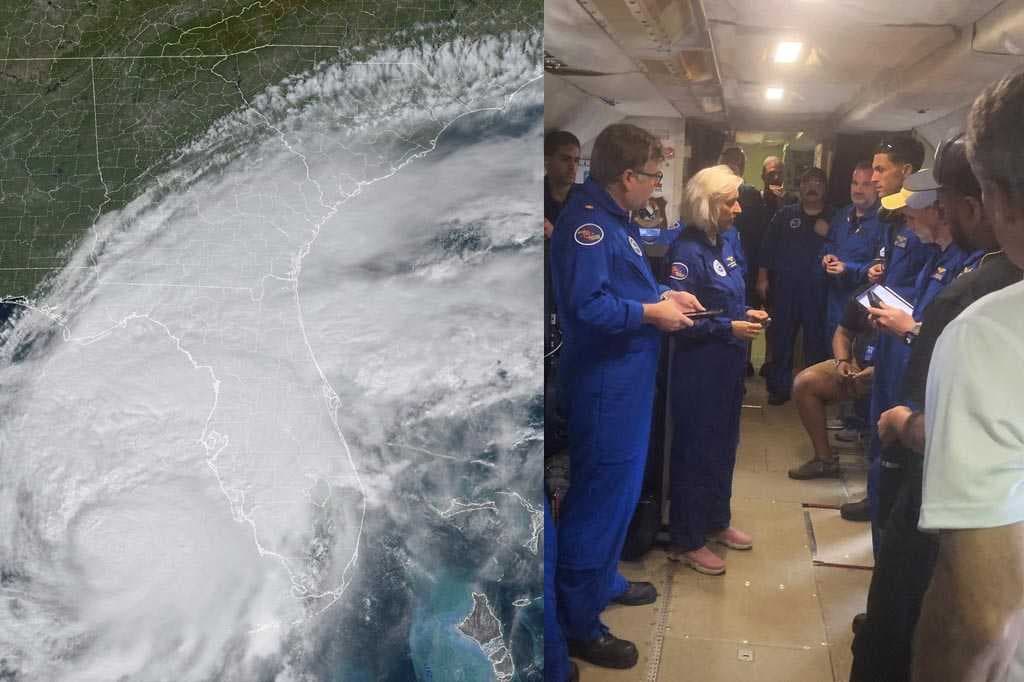 Award-winning hurricane scientist’s ashes released into Milton’s eye