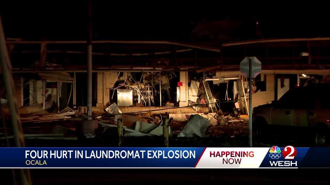 4 injured after explosion at Ocala laundromat
