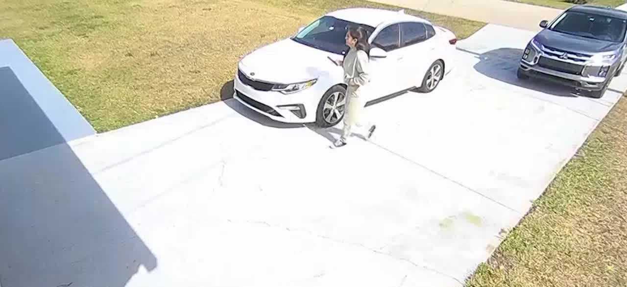 Caught on camera: Porch pirate targets Cape Coral neighborhood in broad daylight
