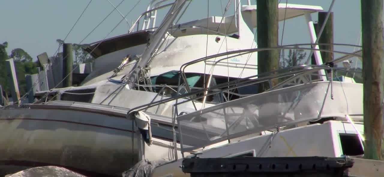 City of Fort Myers to remove half-sunken boats in North Fort Myers