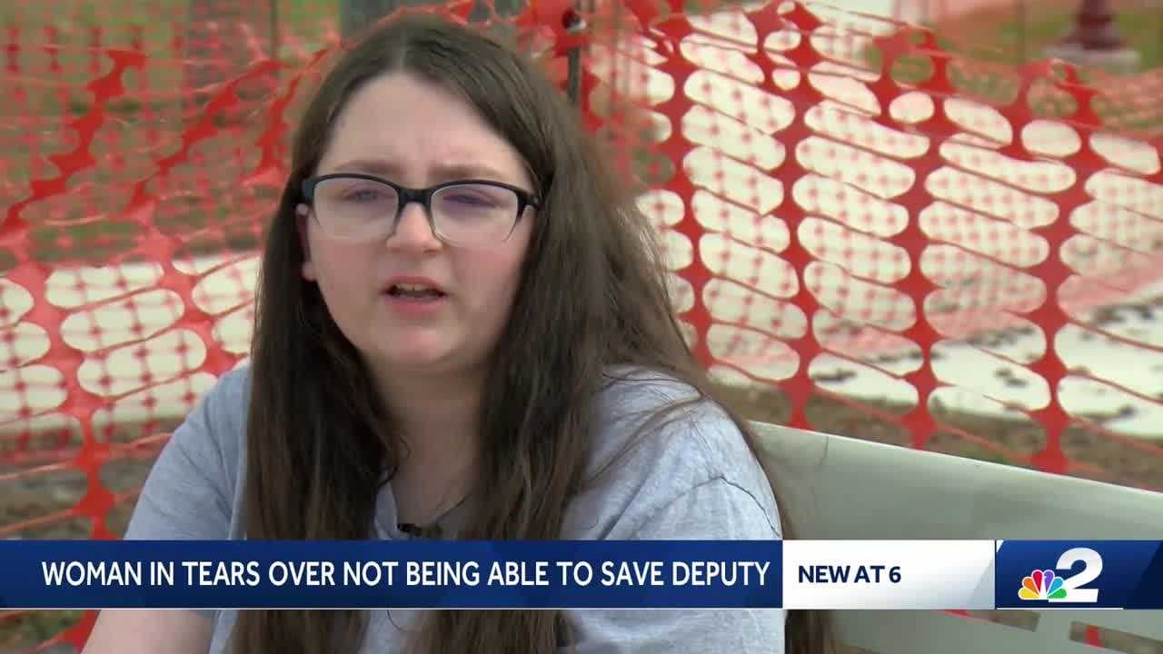 A woman recounts her heroic attempt to save fallen Deputy Sergeant Elio Diaz