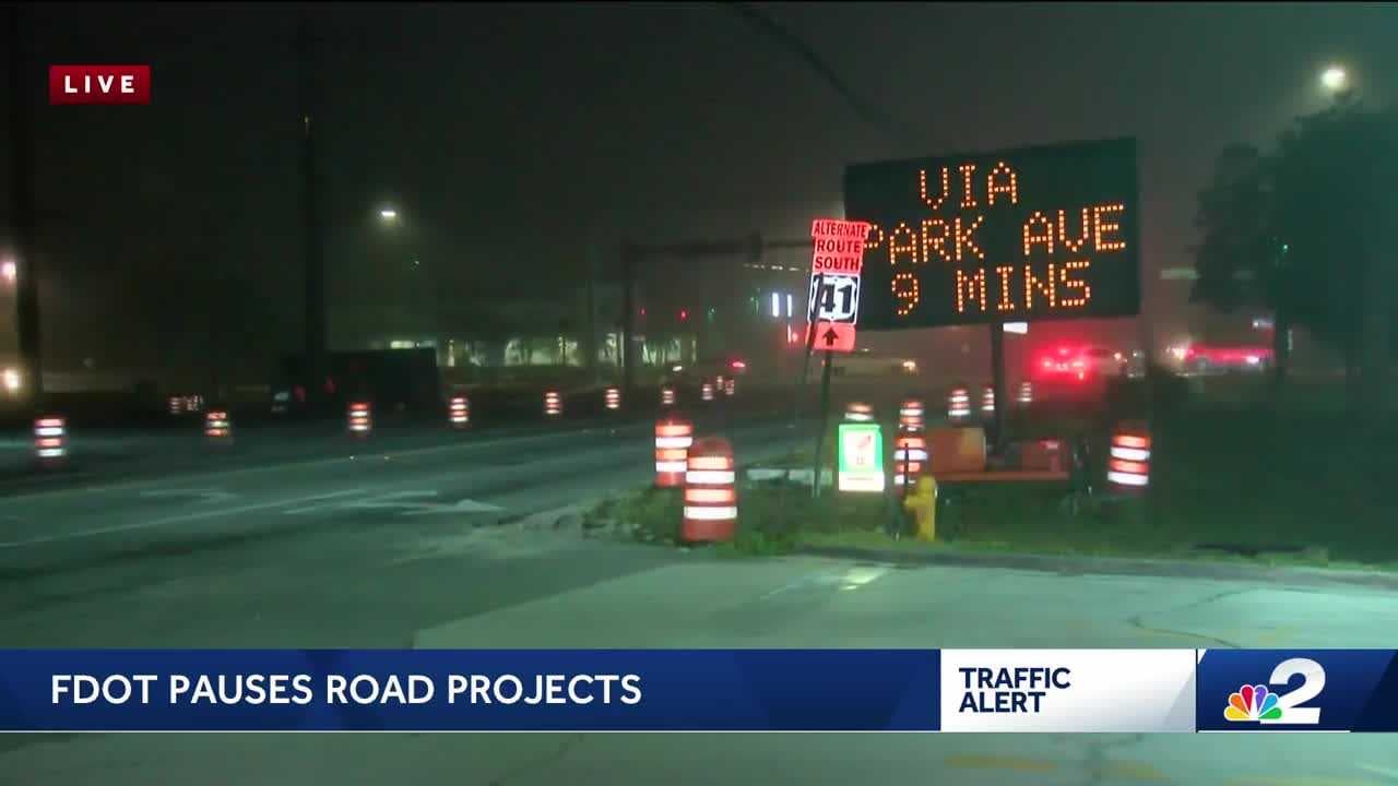 FDOT halts Southwest Florida road construction for the holidays