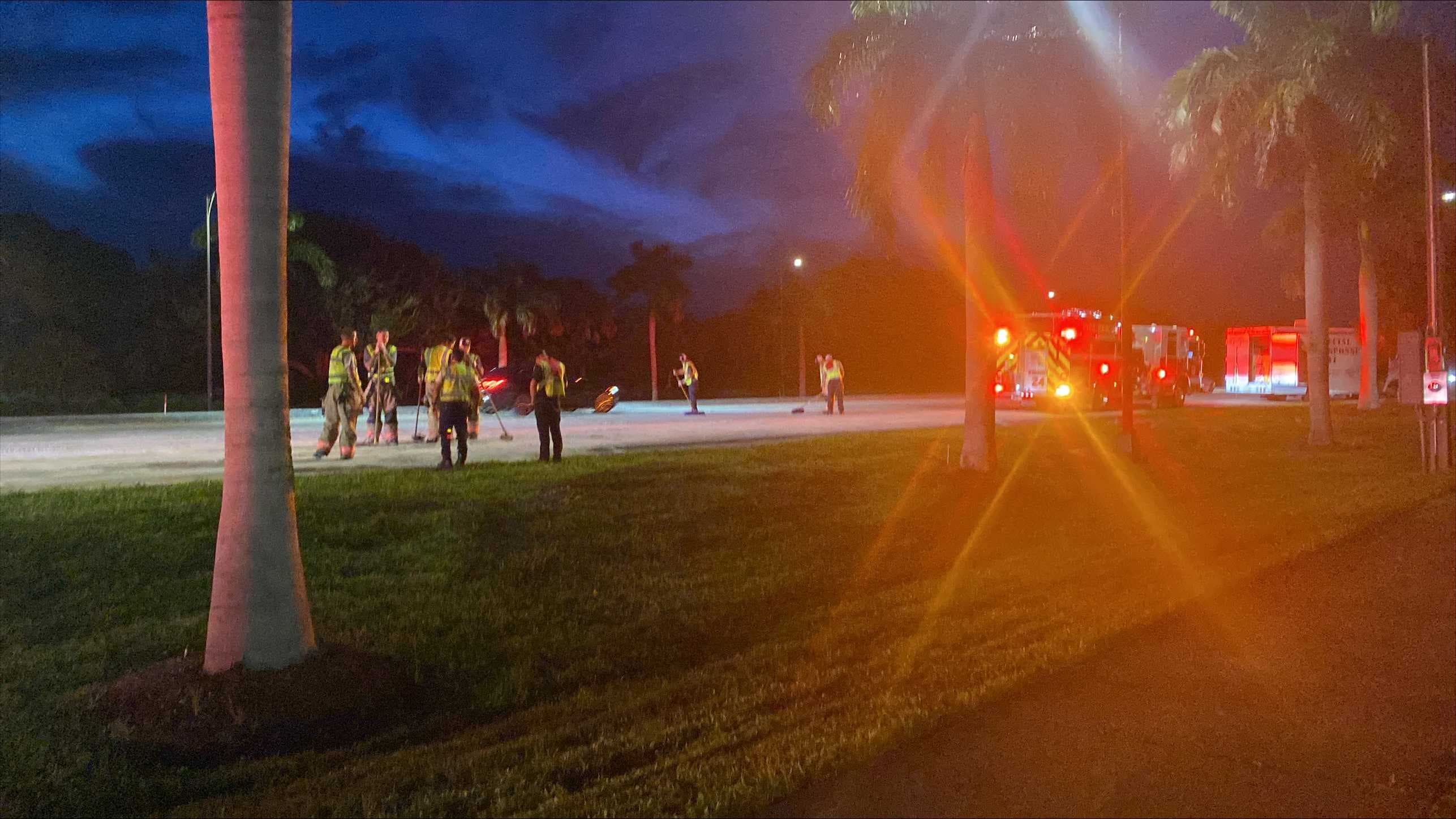 50-gallon diesel fuel spill in Bonita Springs closes lanes along northbound US-41