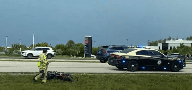 Motorcyclist seriously injured in crash after fleeing traffic stop on I-75