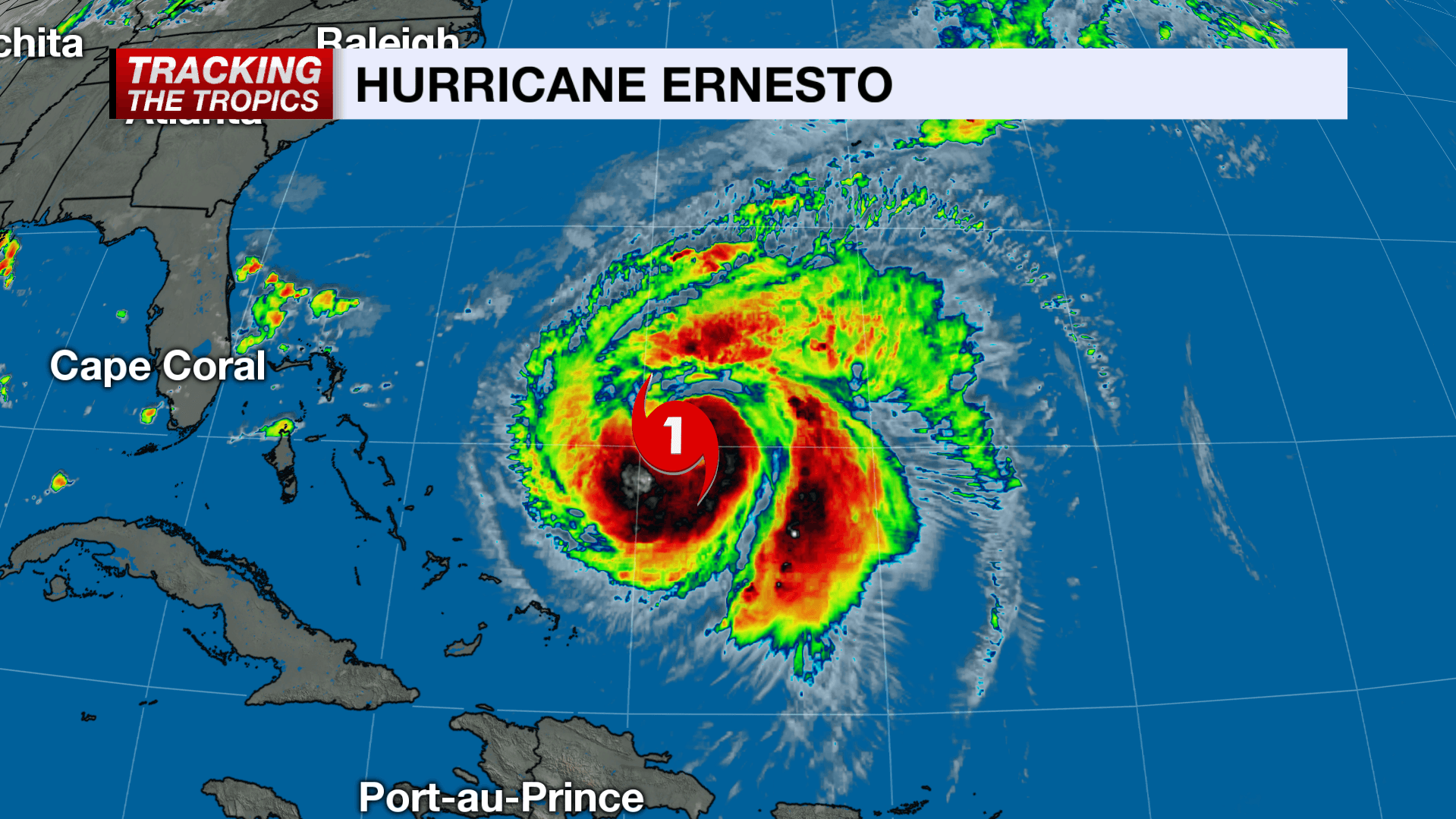 Hurricane Ernesto expected to strengthen today