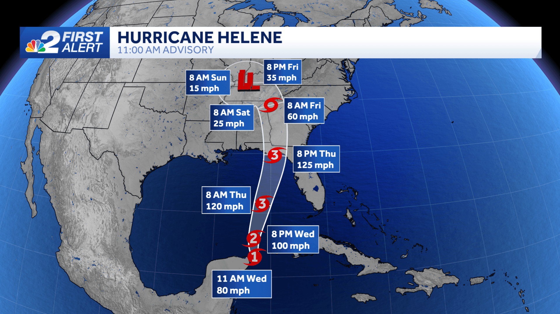 Helene becomes a hurricane, expected to make Florida landfall Thursday