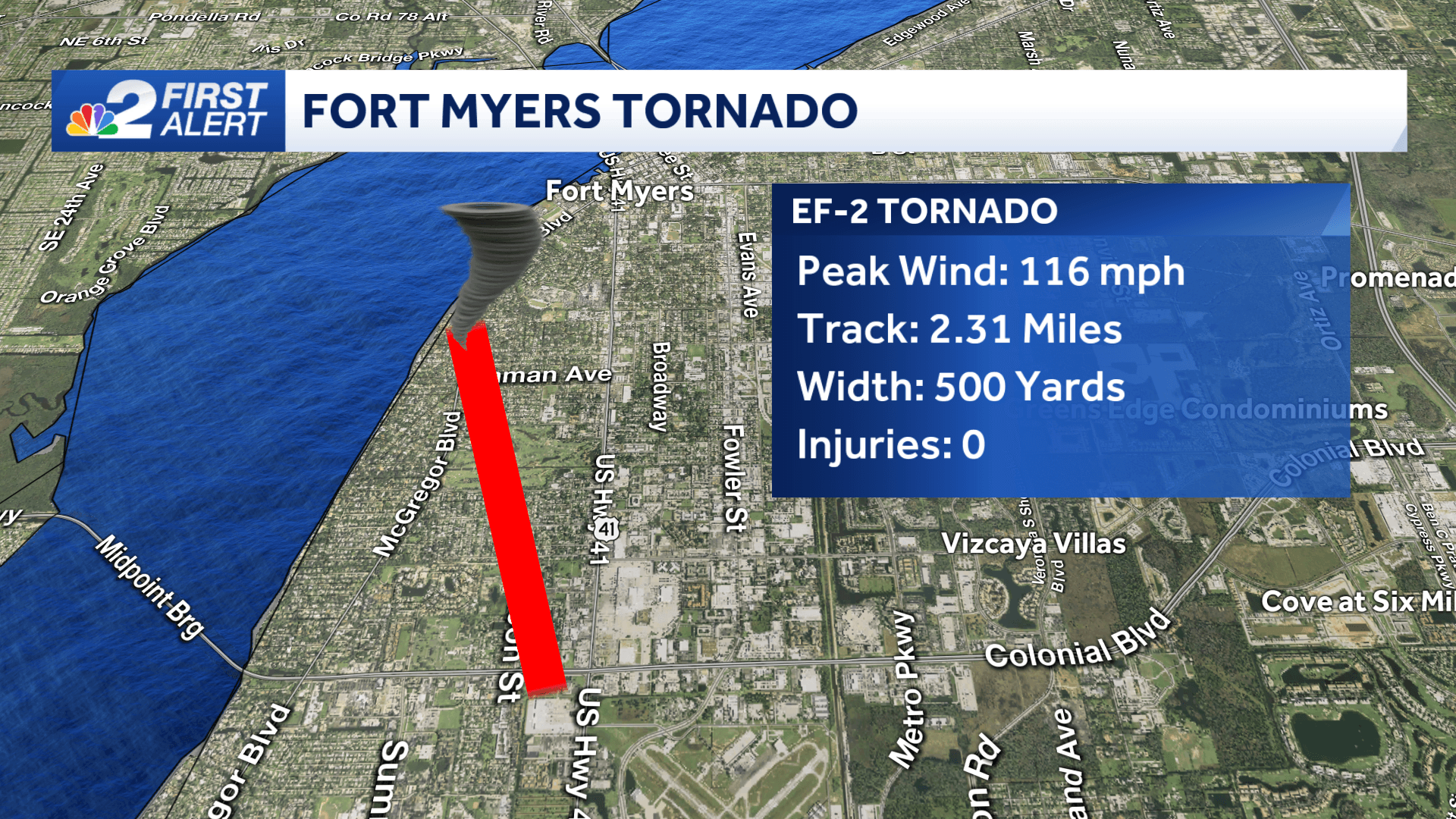 Multiple tornadoes confirmed in Southwest Florida prior to Milton's landfall