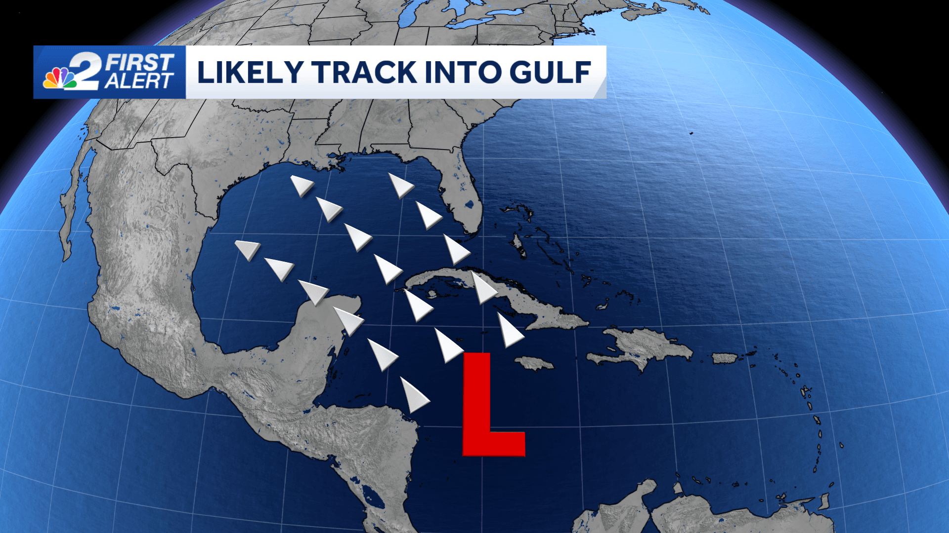 Tropical development likely in the Caribbean