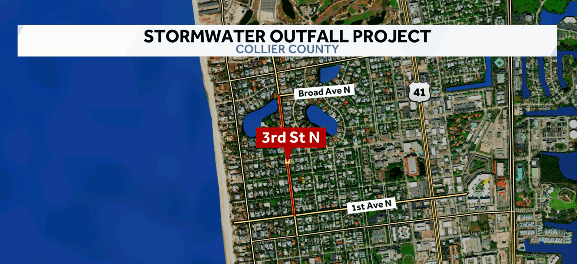 Naples Stormwater Beach Outfall Project construction begins Monday