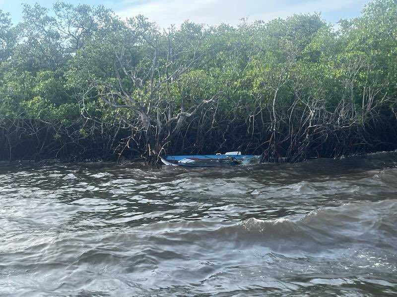 One person saved from sinking boat near Miami