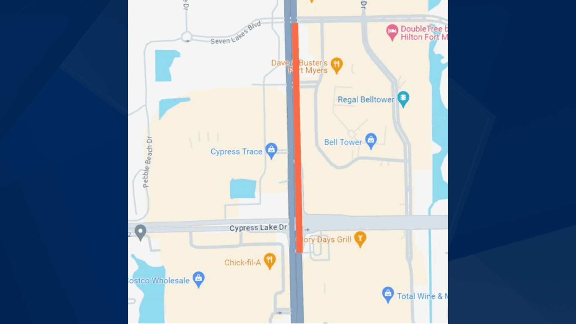 US-41, near Bell Tower, to see daytime lane closures beginning Monday