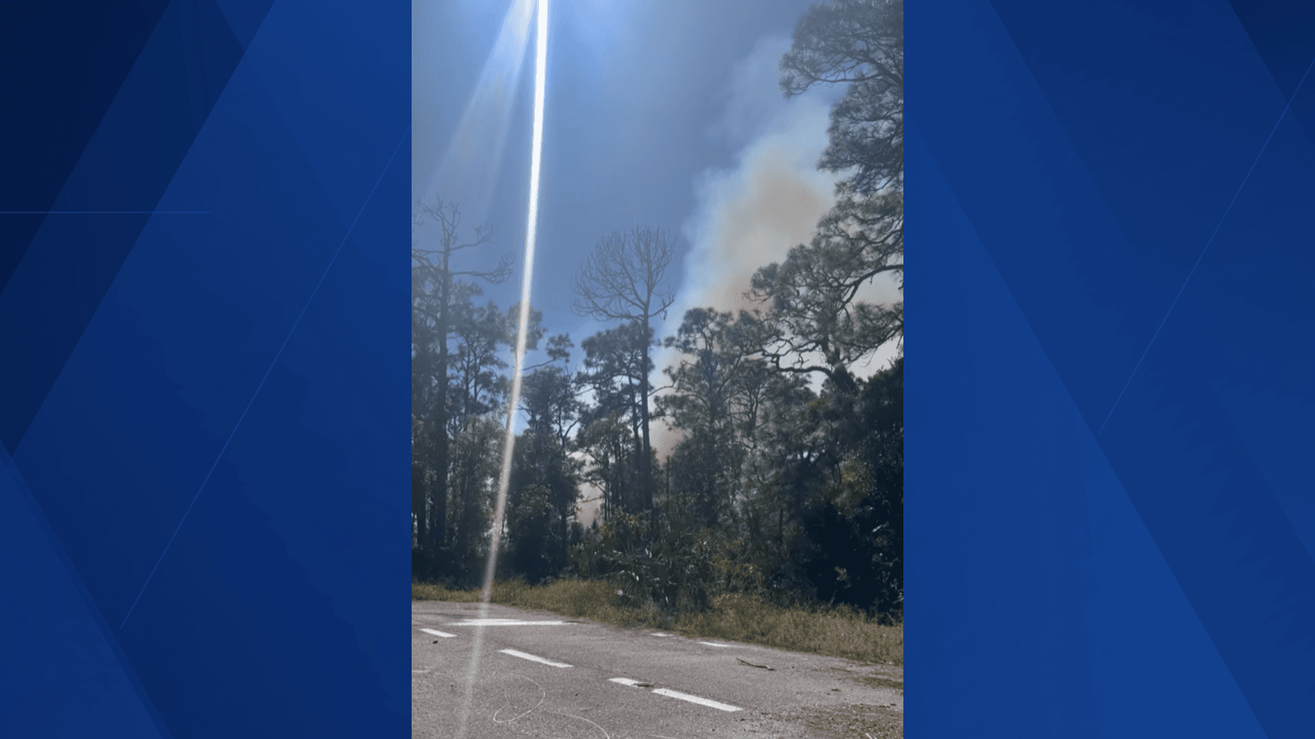 Crews battle brush fire near San Carlos Park in south Fort Myers